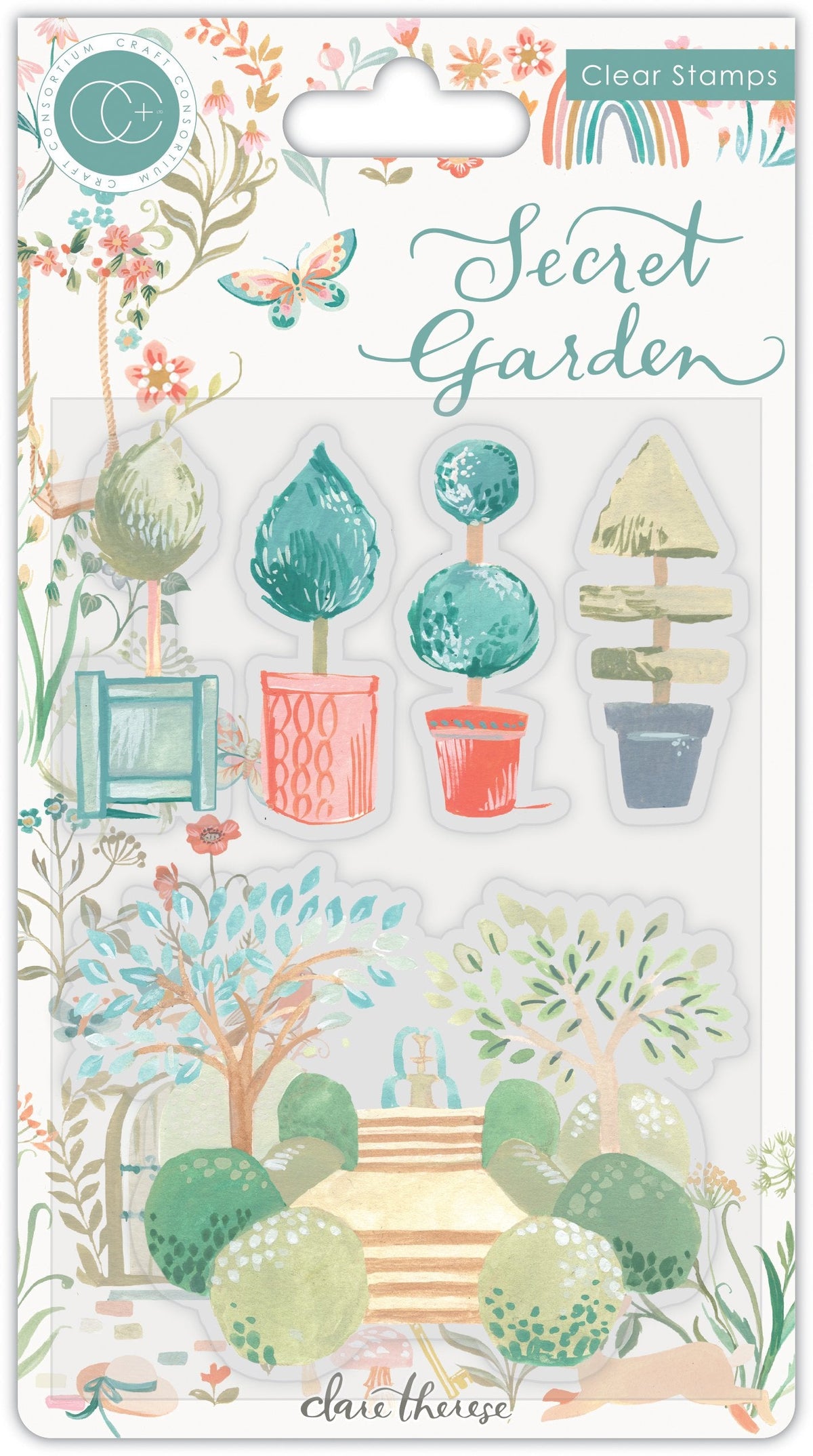 Secret Garden - Stamp Set - Topiary-1