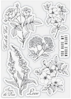 Craft Consortium Belle Fleur - Stamp Set-2