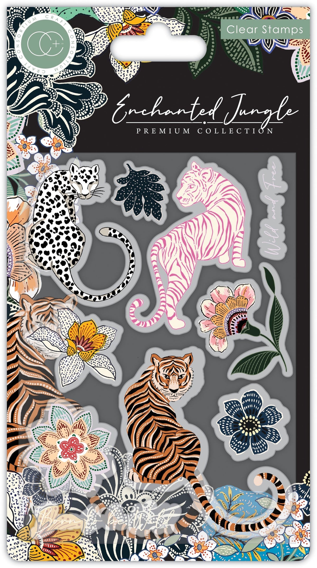Craft Consortium Enchanted Jungle - Stamp Set-1