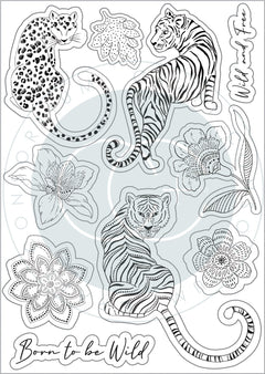 Craft Consortium Enchanted Jungle - Stamp Set-3