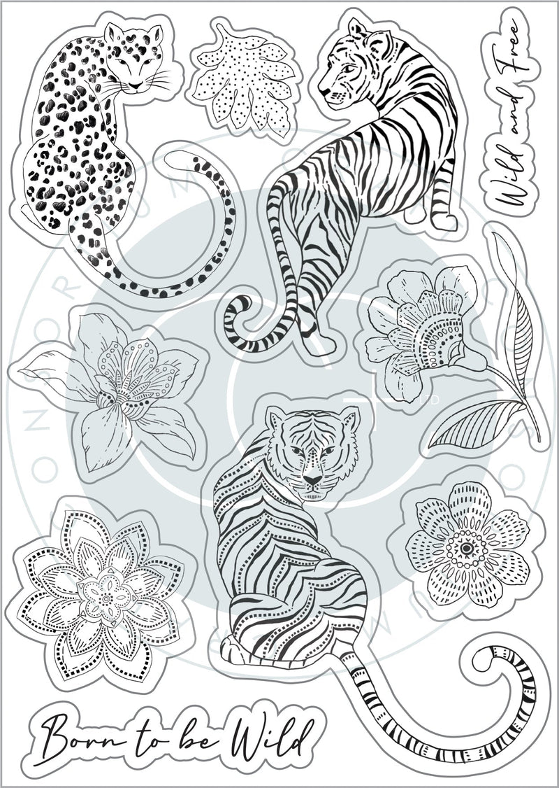 Craft Consortium Enchanted Jungle - Stamp Set-3