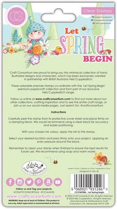 Craft Consortium Let Spring Begin - Stamp Set - Let Spring Begin-5