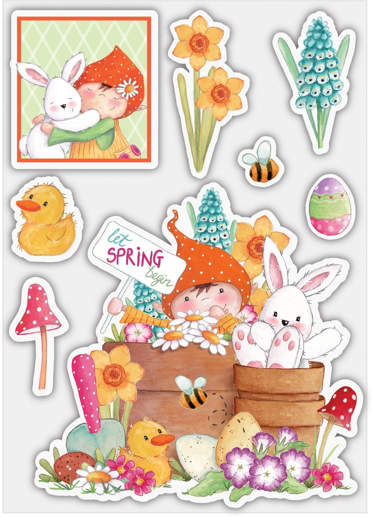 Craft Consortium Let Spring Begin - Stamp Set - Let Spring Begin-2