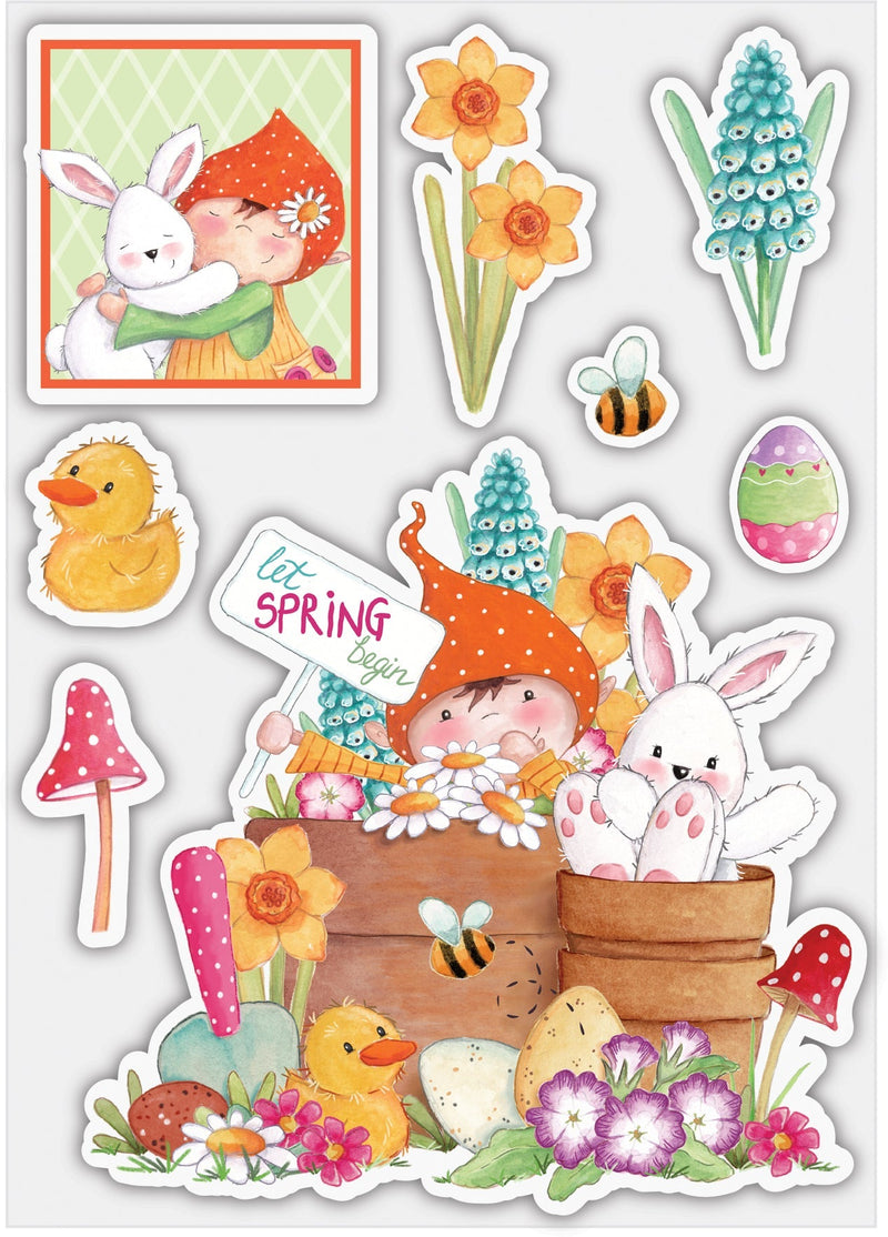 Craft Consortium Let Spring Begin - Stamp Set - Let Spring Begin-2