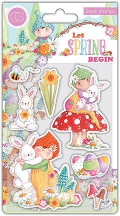Craft Consortium Let Spring Begin - Stamp Set - Bunny-1