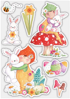 Craft Consortium Let Spring Begin - Stamp Set - Bunny-2
