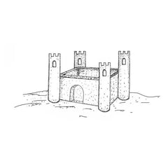 Frog's Whiskers Ink Stamp - Sandcastle-1