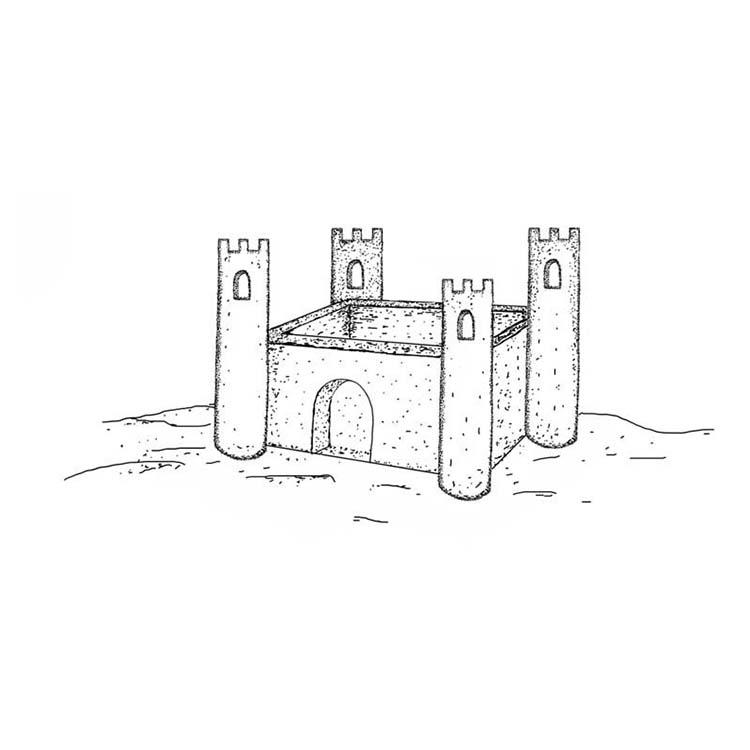 Frog's Whiskers Ink Stamp - Sandcastle-1