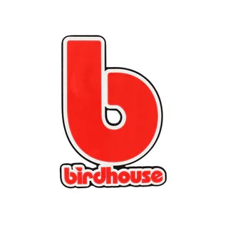 Birdhouse 'B Logo' Sticker - Red-1