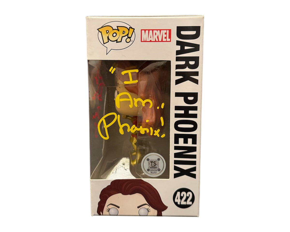Catherine Disher Autographed Funko Pop X-Men #422 Dark Phoenix Inscribed "I am Phoenix"-2