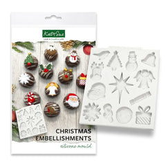 Christmas Embellishments Silicone Mould-2