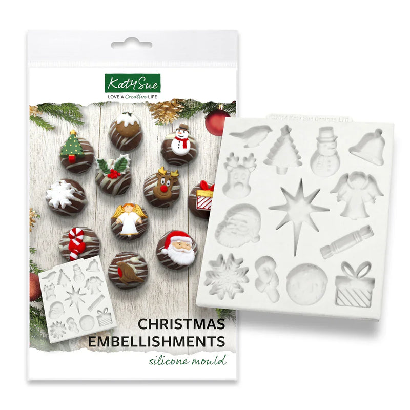 Christmas Embellishments Silicone Mould-2