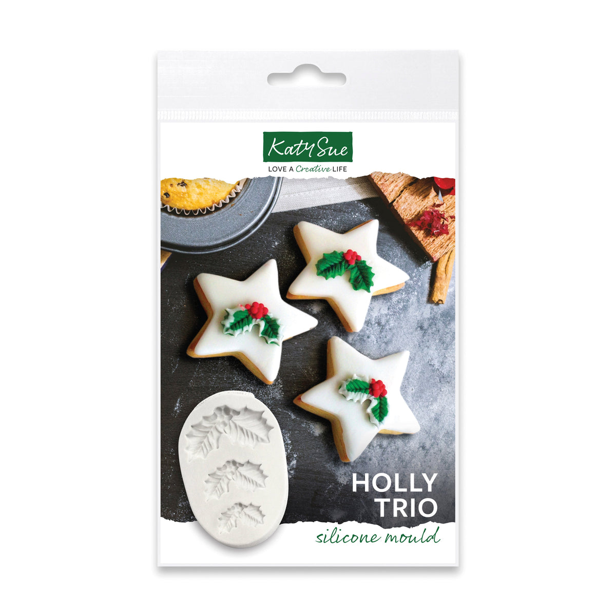 Holly Trio Silicone Mould-1