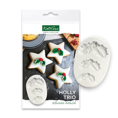 Holly Trio Silicone Mould-2