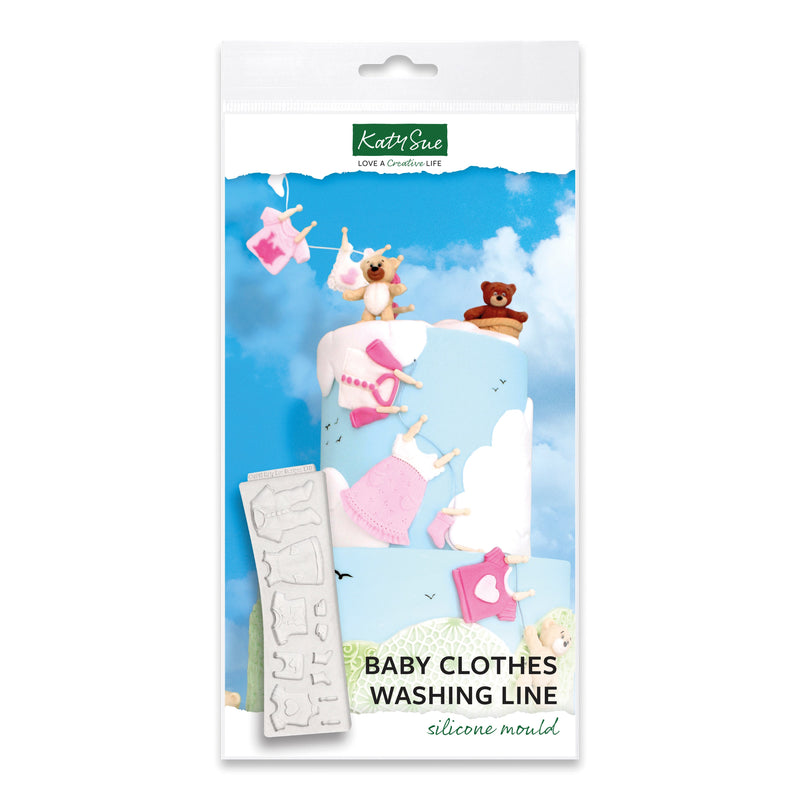 Baby Clothes Washing Line Silicone Mould-1
