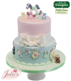 Baby Clothes Washing Line Silicone Mould-3