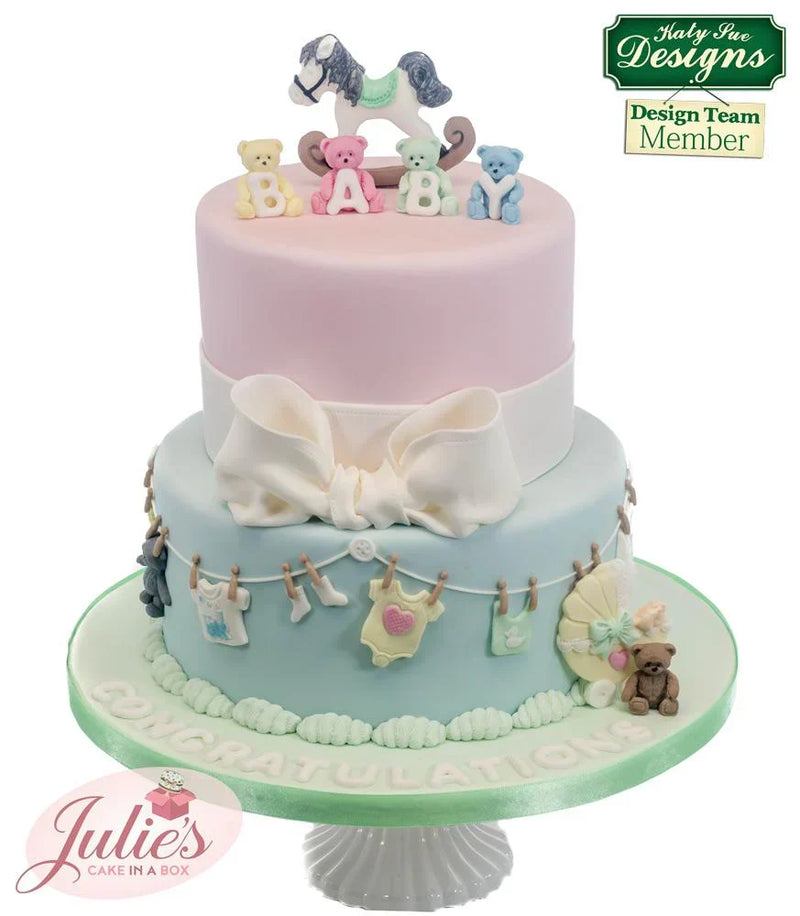 Baby Clothes Washing Line Silicone Mould-3