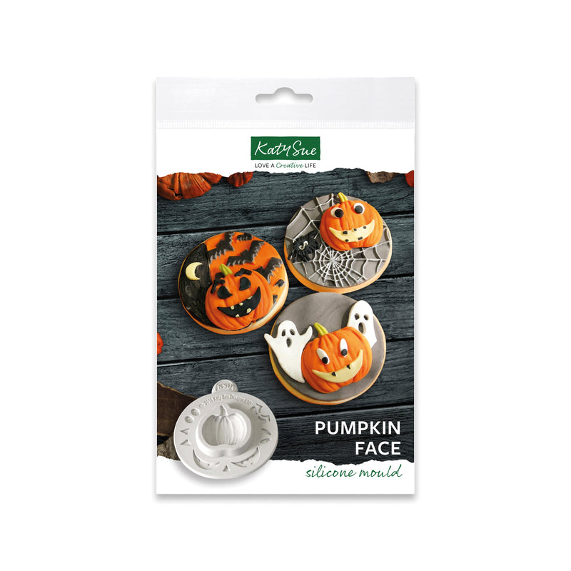 Pumpkin Face Silicone Mould-1