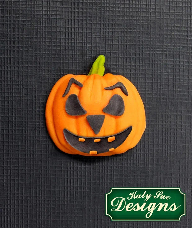 Pumpkin Face Silicone Mould-3