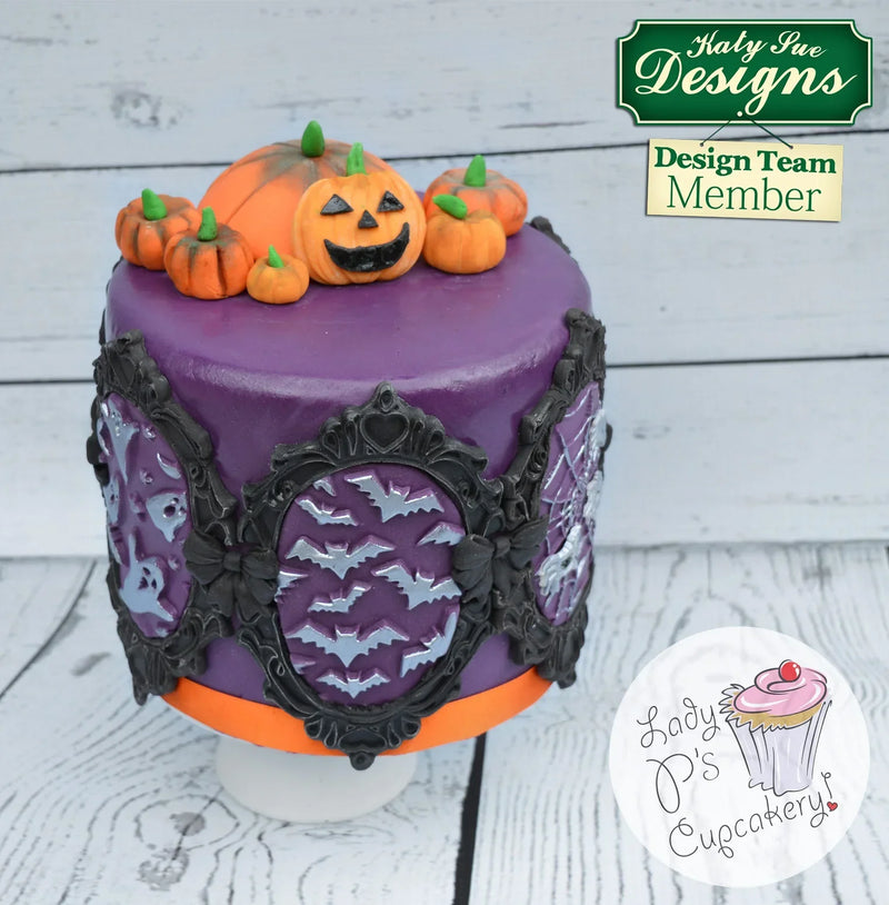 Pumpkin Face Silicone Mould-6