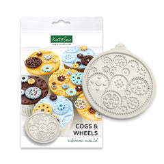 Cogs & Wheels Silicone Mould-2
