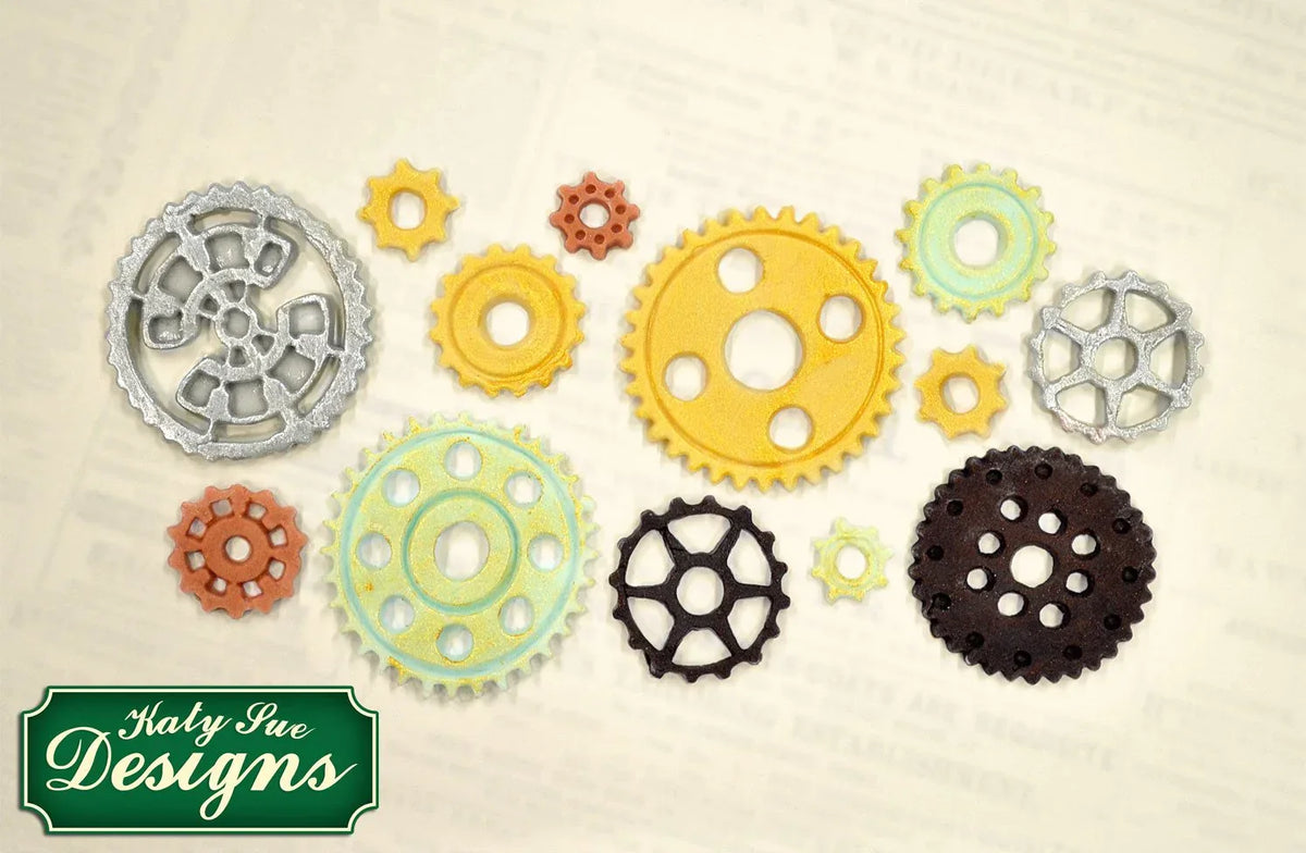 Cogs & Wheels Silicone Mould-3