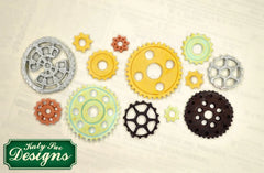 Cogs & Wheels Silicone Mould-3