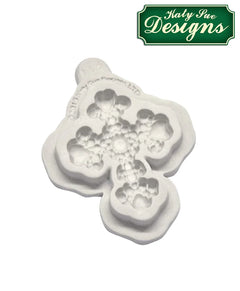 Beaded Cross Silicone Mould-2