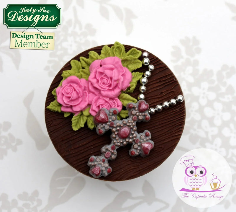 Beaded Cross Silicone Mould-5
