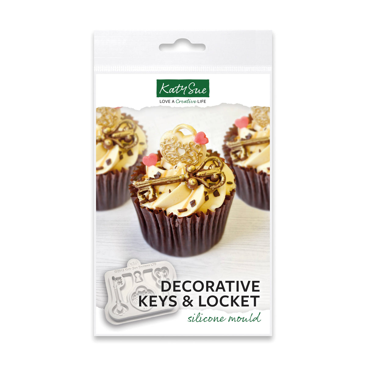 Decorative Keys & Locket Silicone Mould-1