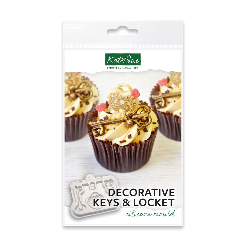 Decorative Keys & Locket Silicone Mould-1