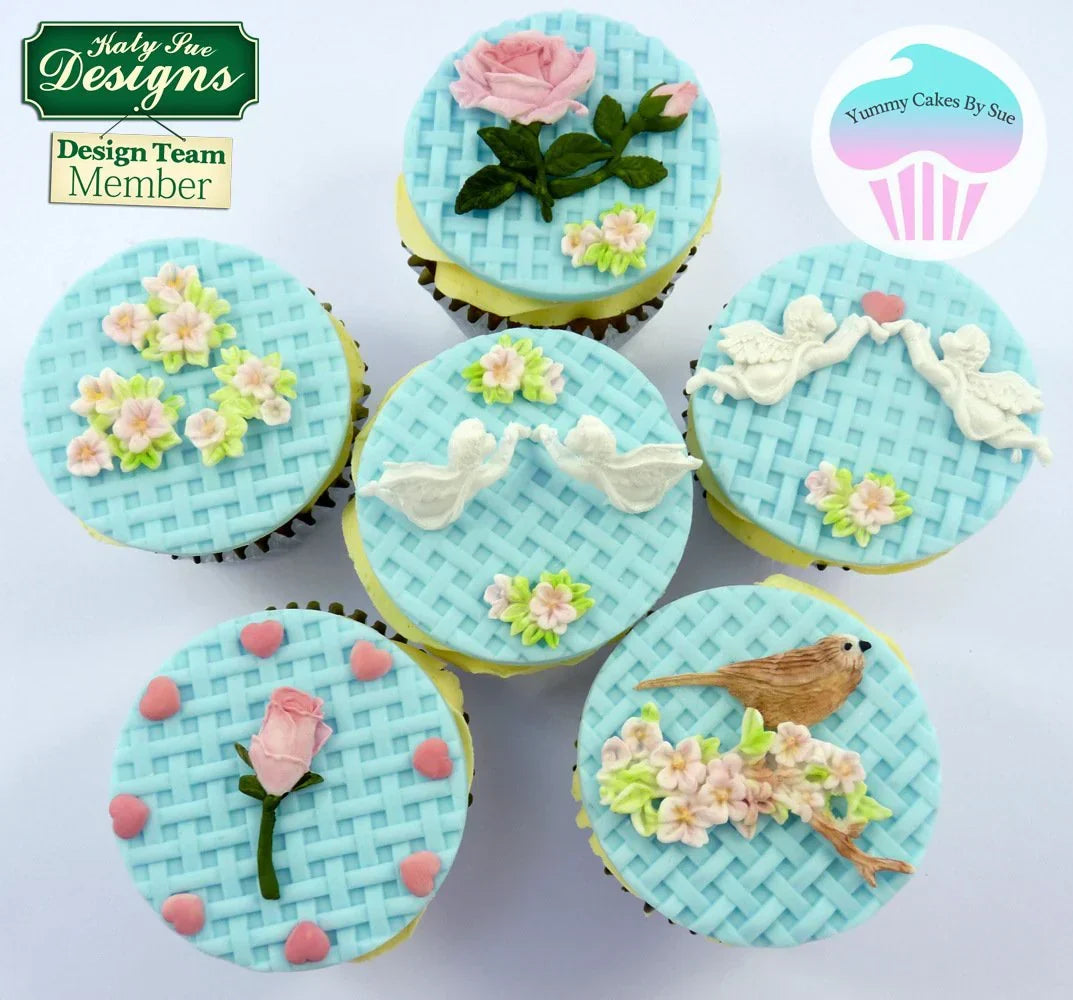 Molde de silicona de mini querubines-5