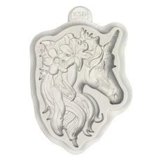 Molde de silicona de unicornio-3
