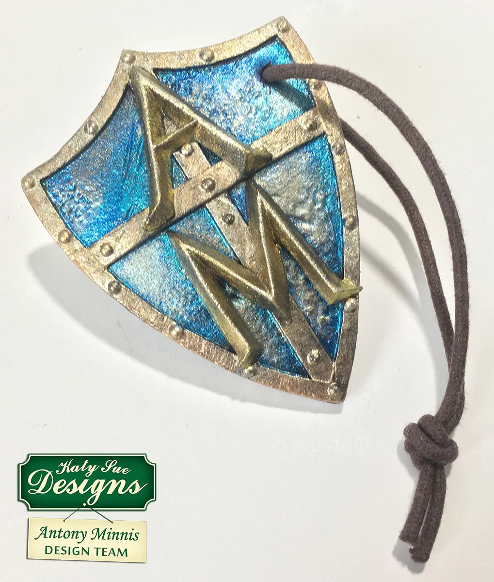 Molde de silicona con forma de escudos-6