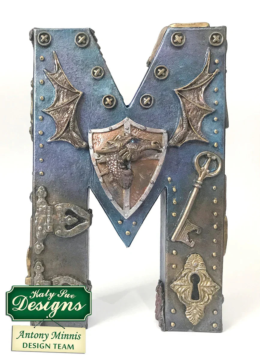 Molde de silicona con forma de escudos-7