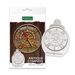 Antique Compass Silicone Mould-2