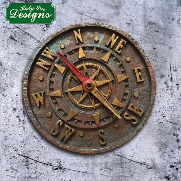 Antique Compass Silicone Mould-4