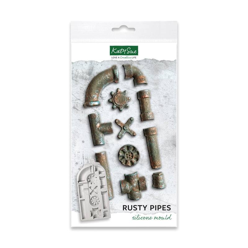 Rusty Pipes Silicone Mould-1