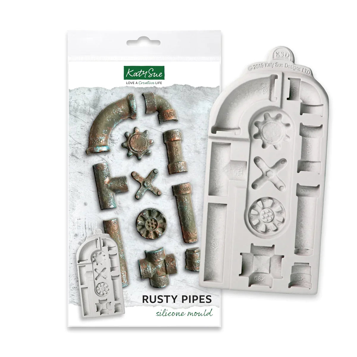 Rusty Pipes Silicone Mould-2