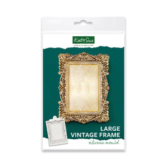 Large Vintage Frame Silicone Mould-1