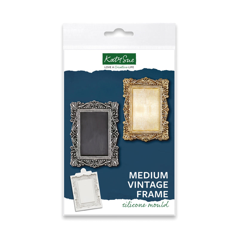 Medium Vintage Frame Silicone Mould-1