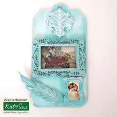 Medium Vintage Frame Silicone Mould-12