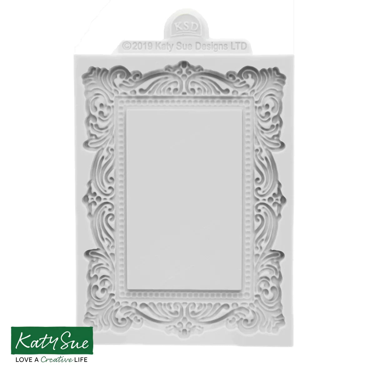 Medium Vintage Frame Silicone Mould-2