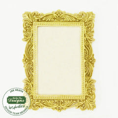 Medium Vintage Frame Silicone Mould-3