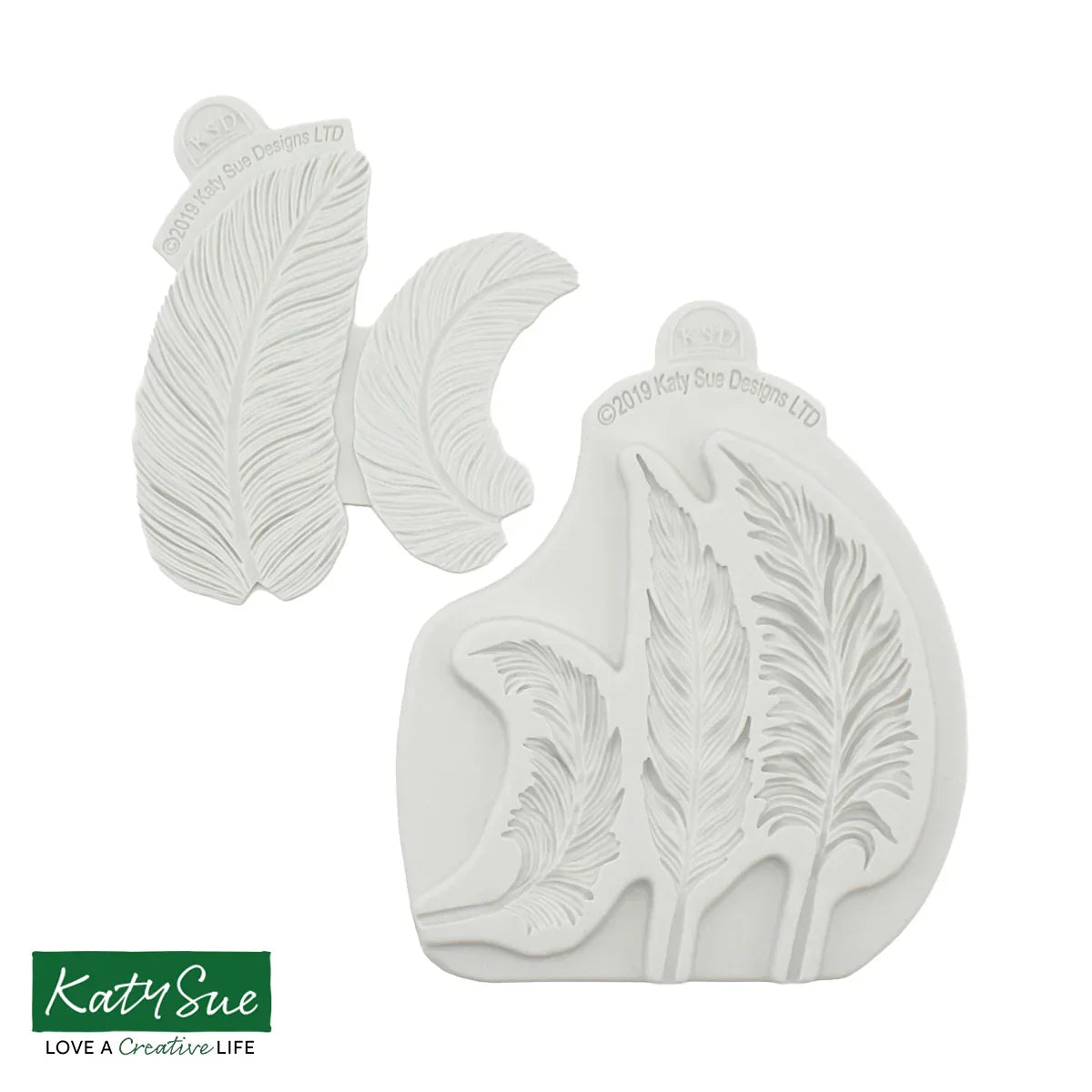 Feathers Silicone Mould and Veiner-2