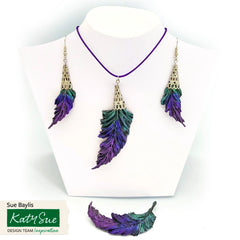 Feathers Silicone Mould and Veiner-5