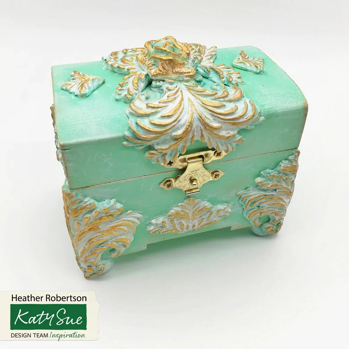 Rococo Corners & Crest Silicone Mould-12