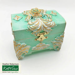 Rococo Corners & Crest Silicone Mould-12