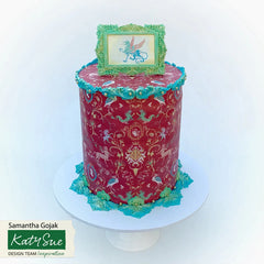 Rococo Corners & Crest Silicone Mould-6