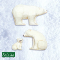 Polar Bear Family Silicone Mould-3